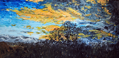 Luckiamute, 24 x 48 inches, SOLD