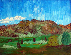 Painted Hills, 14 x 24 inches, $400.00